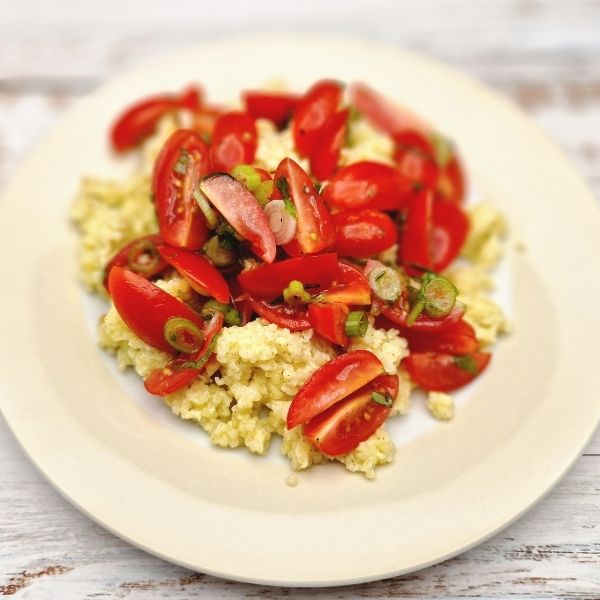 Hirse Tomaten Rührei KOCH DICH GESUND