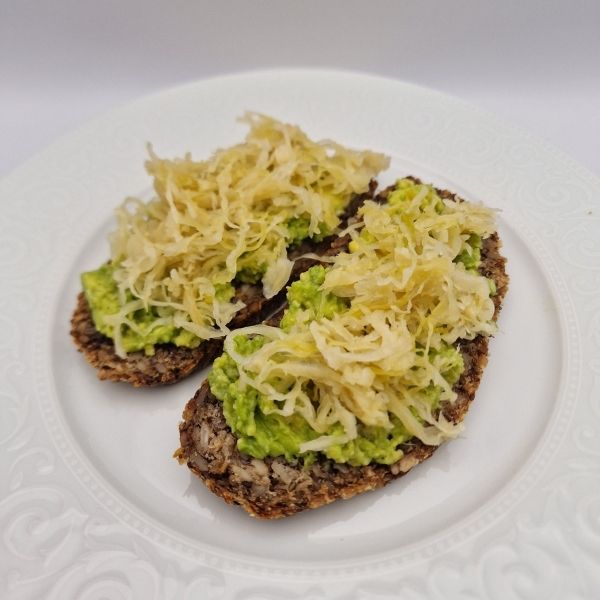 Sauerkraut Avocado Toast KOCH DICH GESUND